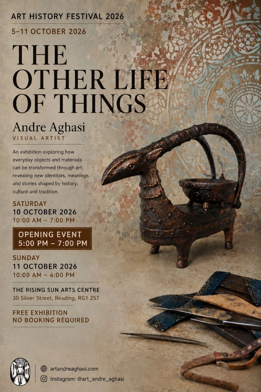 The Other Life of Things — exhibition by Andre Aghasi at The Rising Sun Arts Centre, Reading, 5–11 October 2026